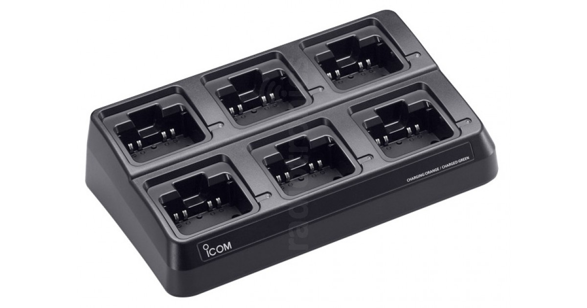 Icom BC-214 6-Way Charger For IC-F1000, IC-F1100D, IC-F2000, IC