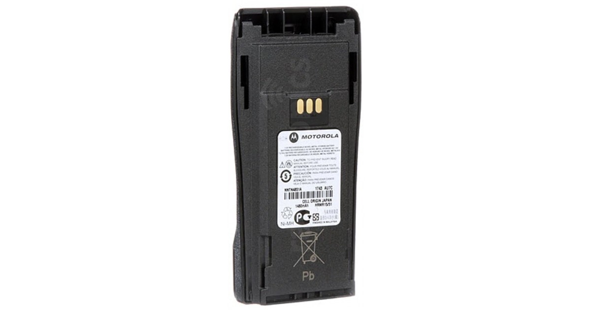 Genuine Motorola NNTN4851A NiHM CP200 Replacement Battery ...