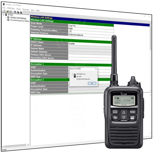 Icom CS-IP100H IP100H Programming Software
