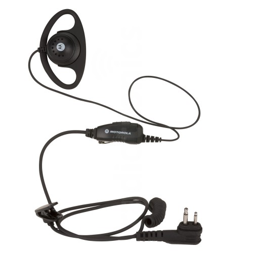 Genuine Motorola HKLN4599 D-Shape Earpiece w/ In-line PTT