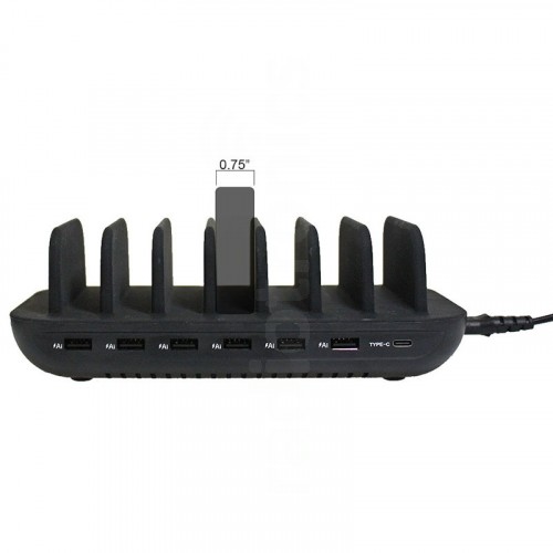 Blackbox 6-Unit Multi-USB Charging Station