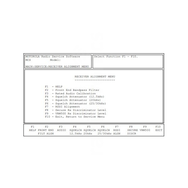 Motorola MCS2000 / MTS2000 Programming Software Radiotronics USA